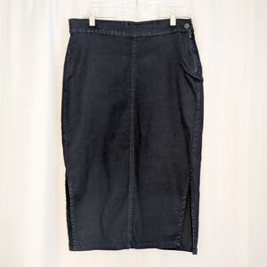Dark Navy Jean Denim Skirt